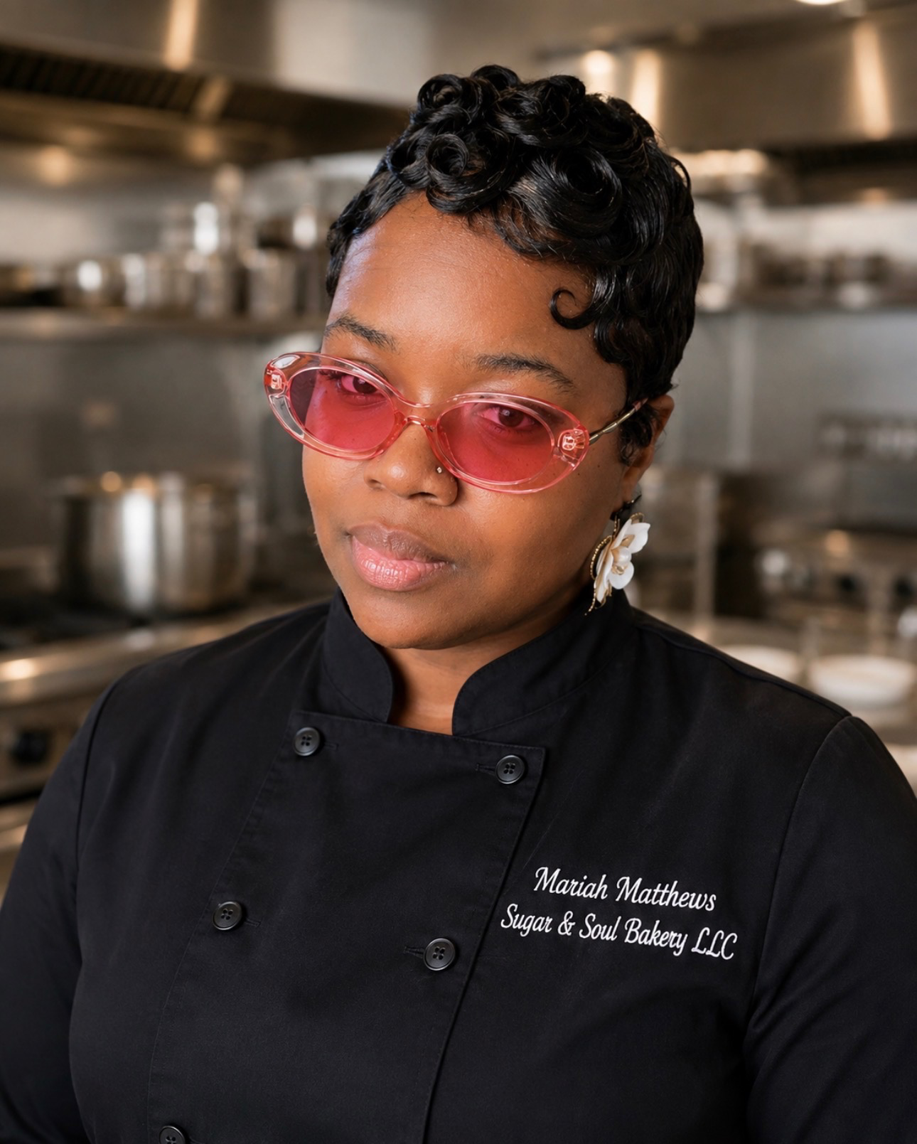 Mariah Matthews, owner and pastry chef of Sugar & Soul Bakery